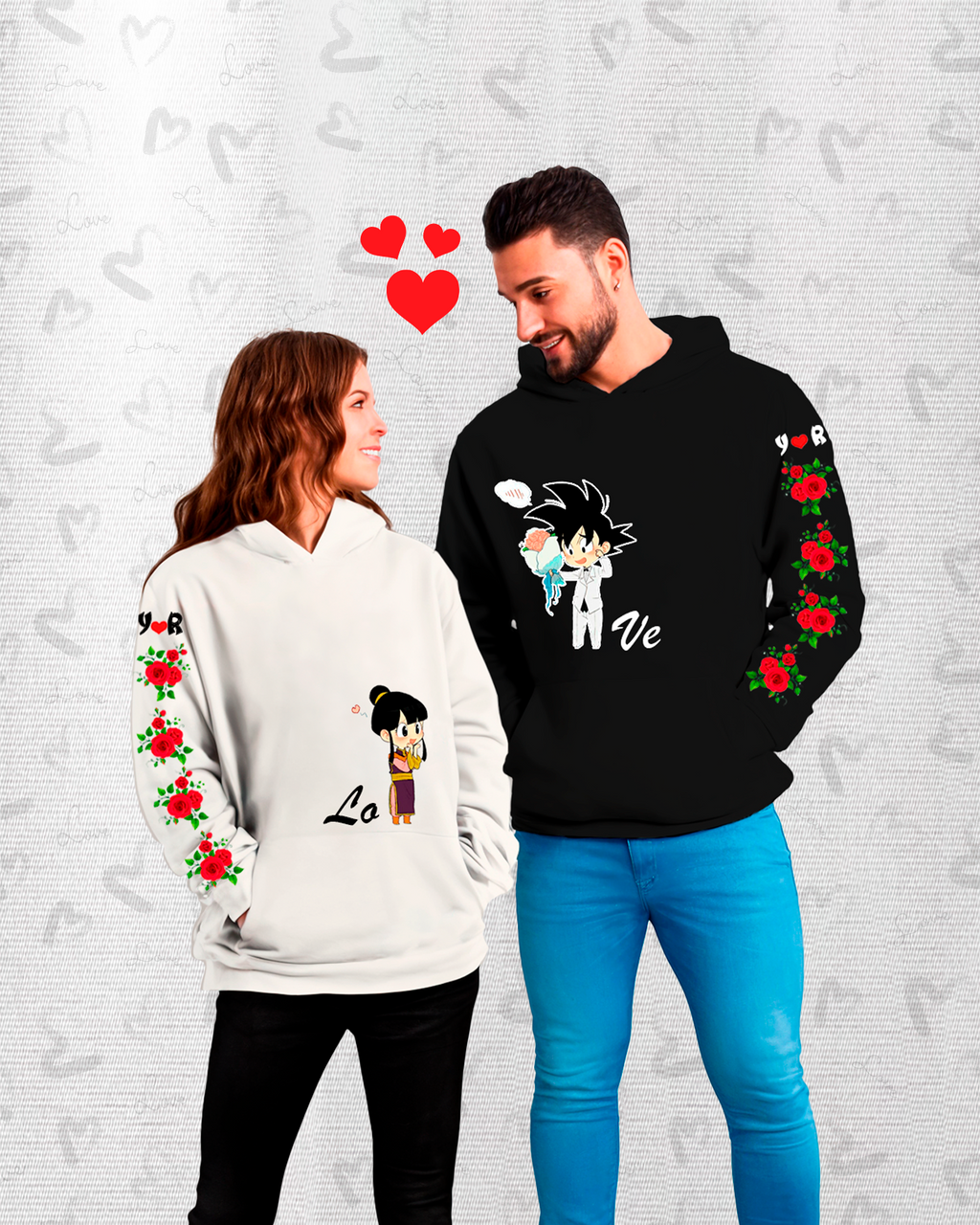 Poleras Pareja Saiyajin