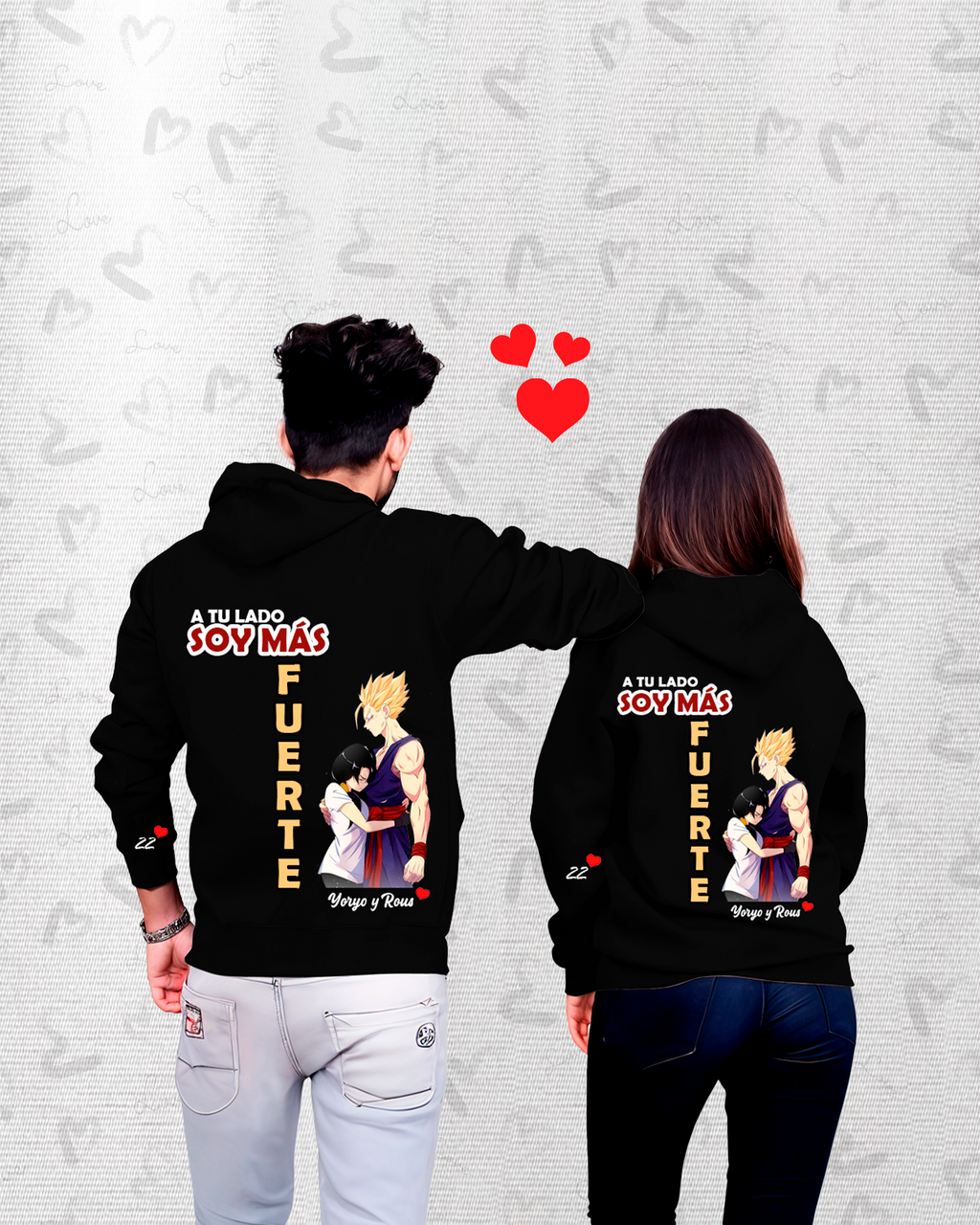 Poleras Pareja Saiyajin