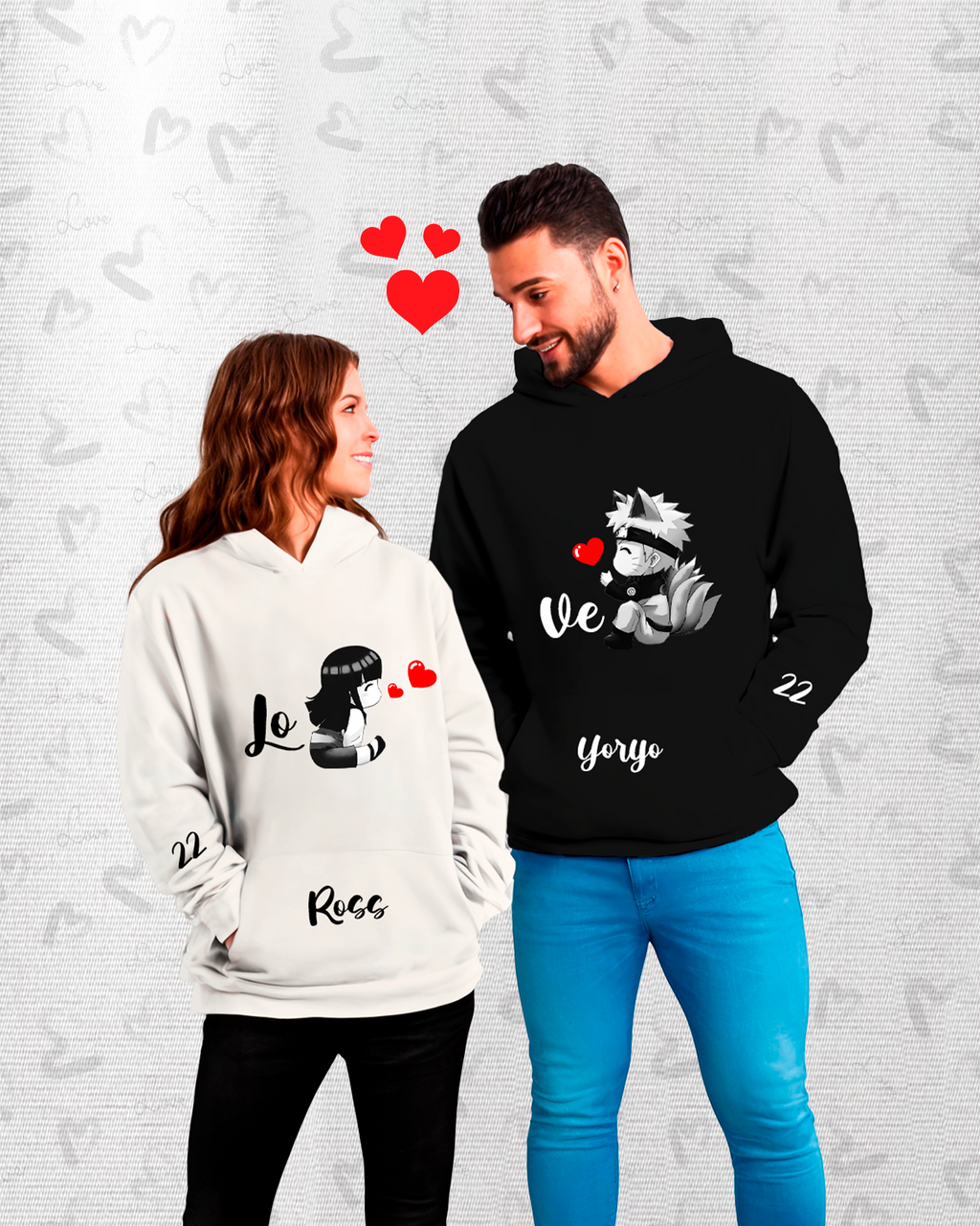 Poleras Pareja Saiyajin